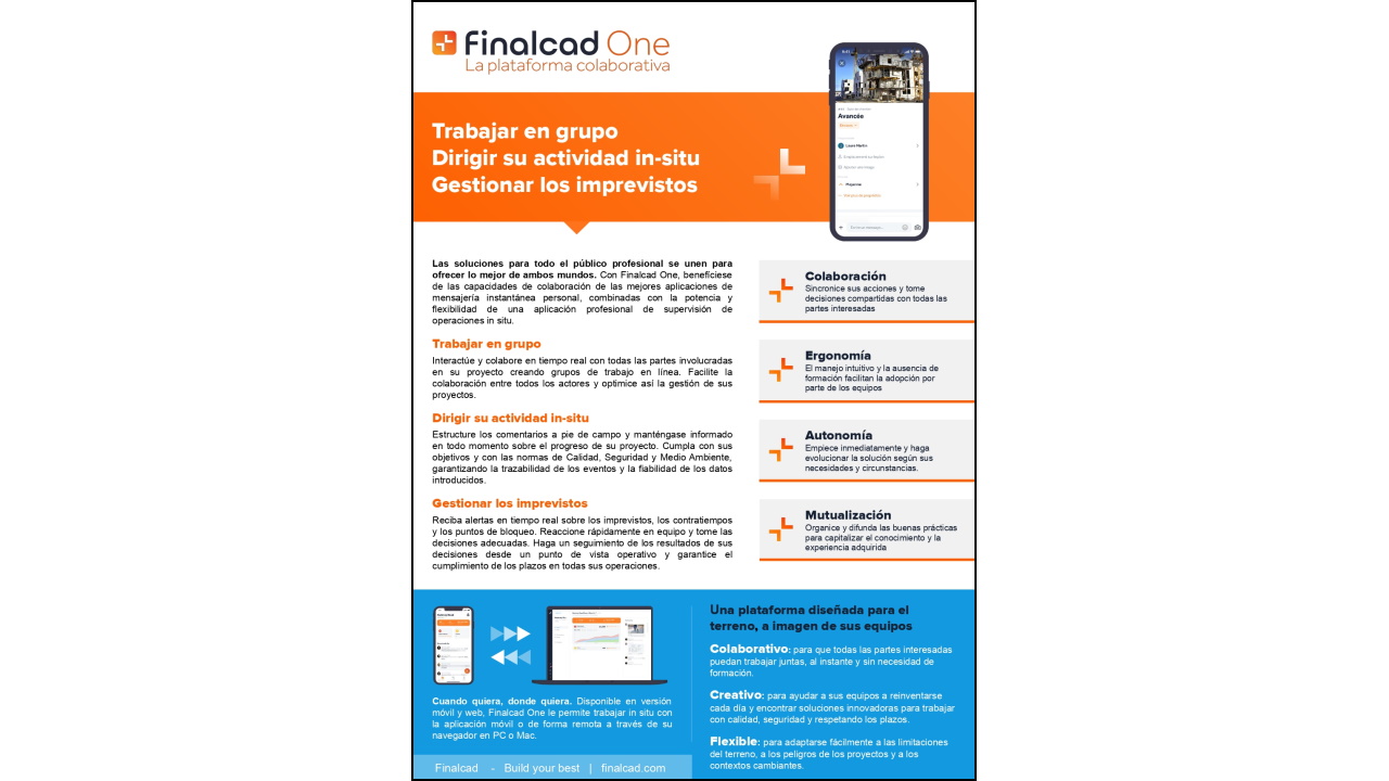 Datasheet - Finalcad One